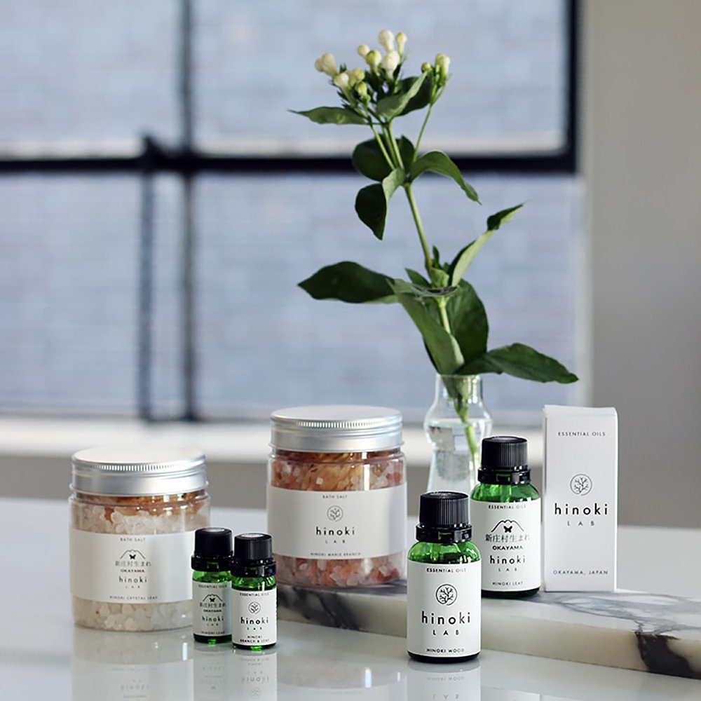 Japanese Hinoki Wood Essential Oil & Sachet, Calming, Relaxing Oil, Premium diffuse Fragrance, Unique Gift, Hand Crafted Incense Smell Goods
