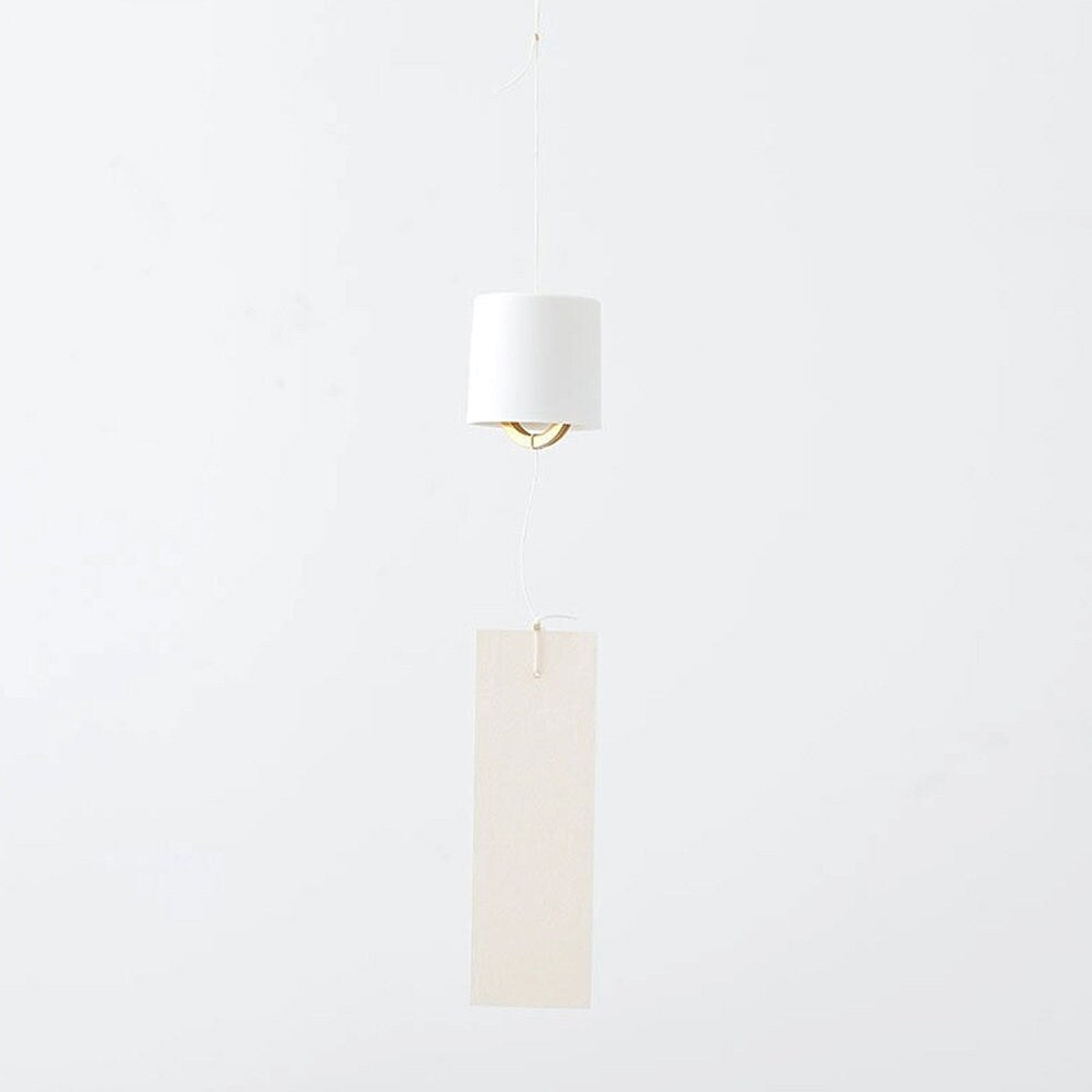 Japanese Unglazed Porcelain Wind Chimes, Elegant Soft Tone Door Chime, Unique Handmade Meditation Bell 100% Natural & Sustainable Materials