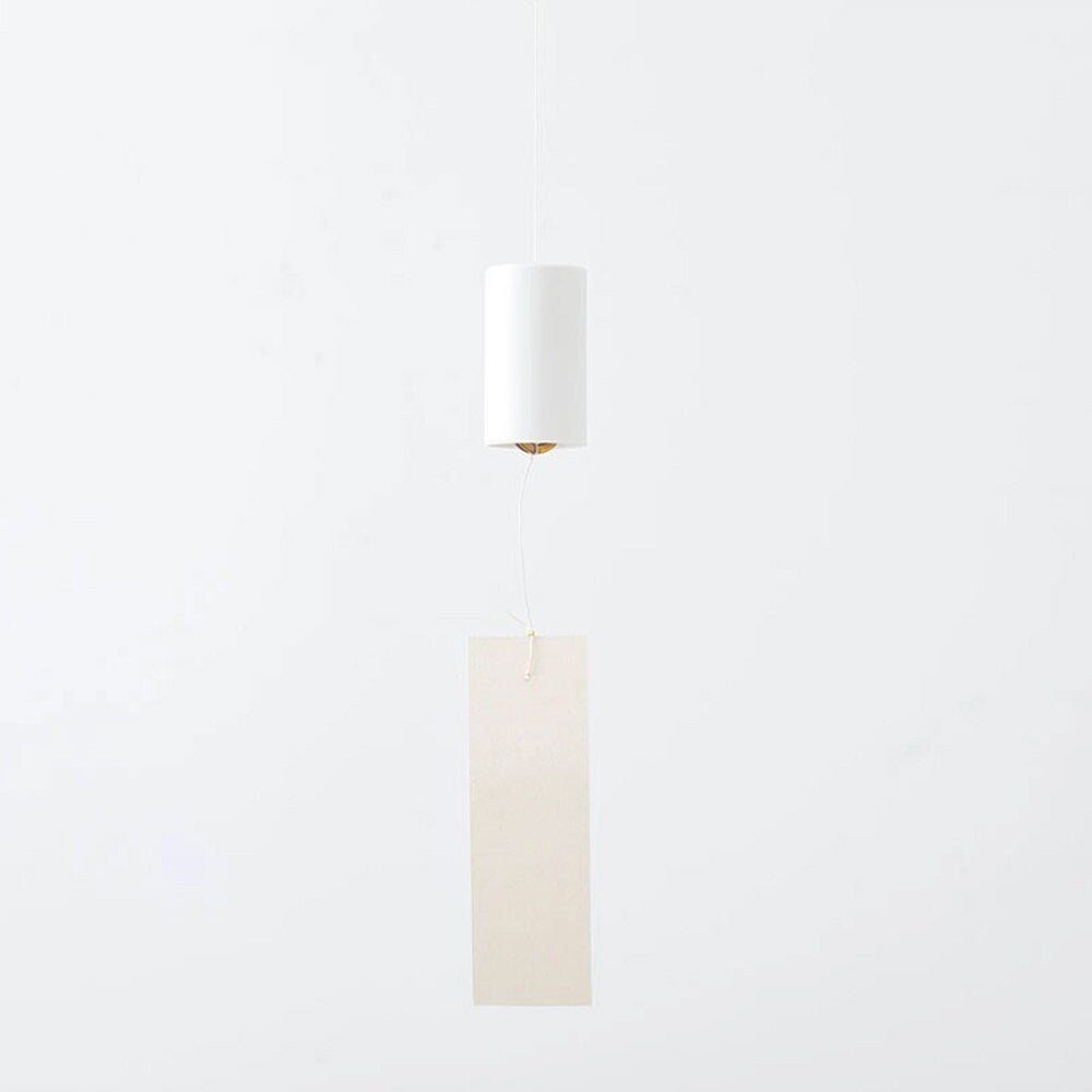 Japanese Unglazed Porcelain Wind Chimes, Elegant Soft Tone Door Chime, Unique Handmade Meditation Bell 100% Natural & Sustainable Materials