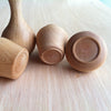 Tiny Wooden Flower Vases
