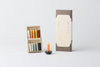Japanese Colorful Rice Wax Candle Gift Set, 10 Cozy Organic Rice Wax Candles With Stand, Unique Handmade 100% Natural By Daiyo Candle
