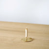 Tiny Japanese Hammered Brass Candle Holder, Unique Handmade holiday gift, Minimalist Home Decor, TSUCHI-ITA Hammered Plate By Daiyo Candle