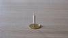 Tiny Japanese Hammered Brass Candle Holder, Unique Handmade holiday gift, Minimalist Home Decor, TSUCHI-ITA Hammered Plate By Daiyo Candle