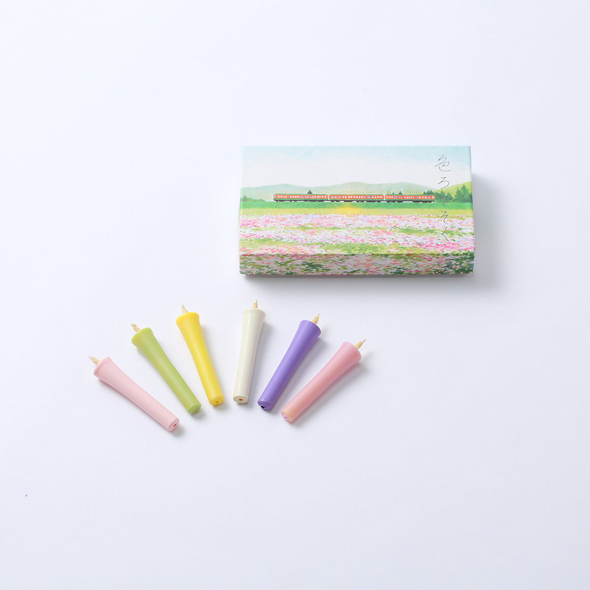 Colored Candles Four Seasons