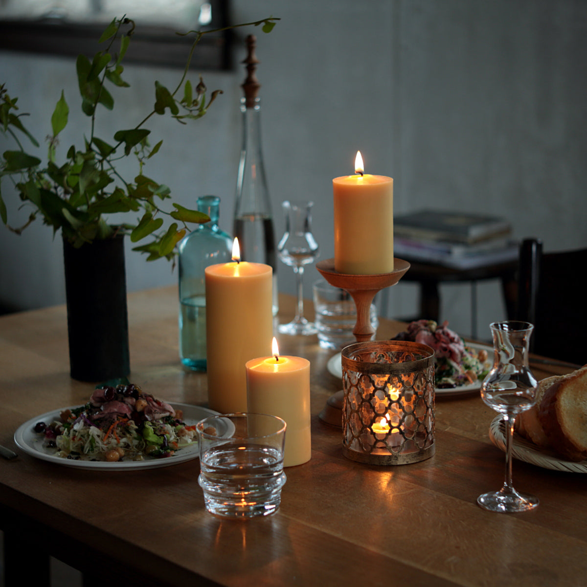 Rice Bran Candles