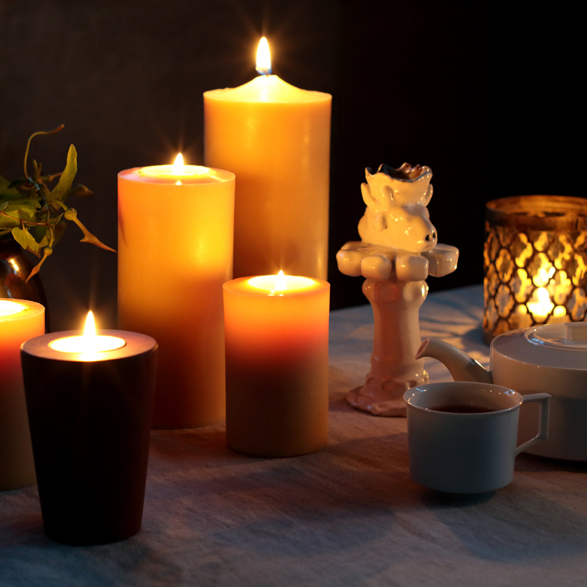 Rice Bran Candles