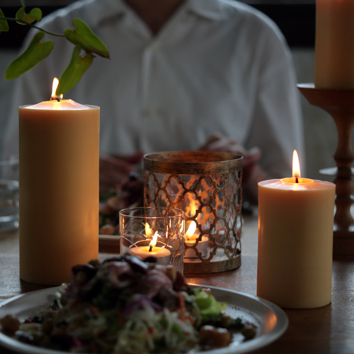 Rice Bran Candles