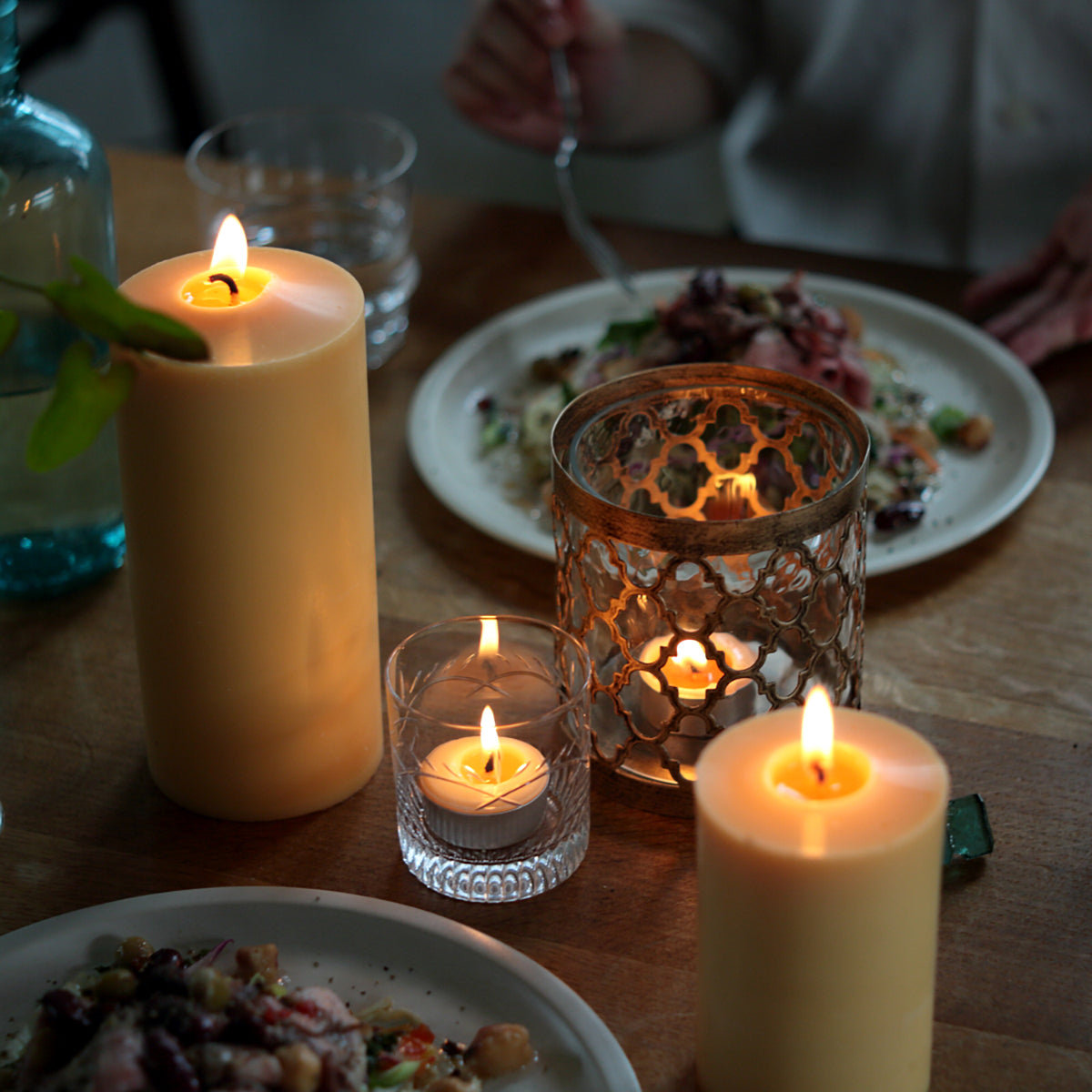 Rice Bran Candles