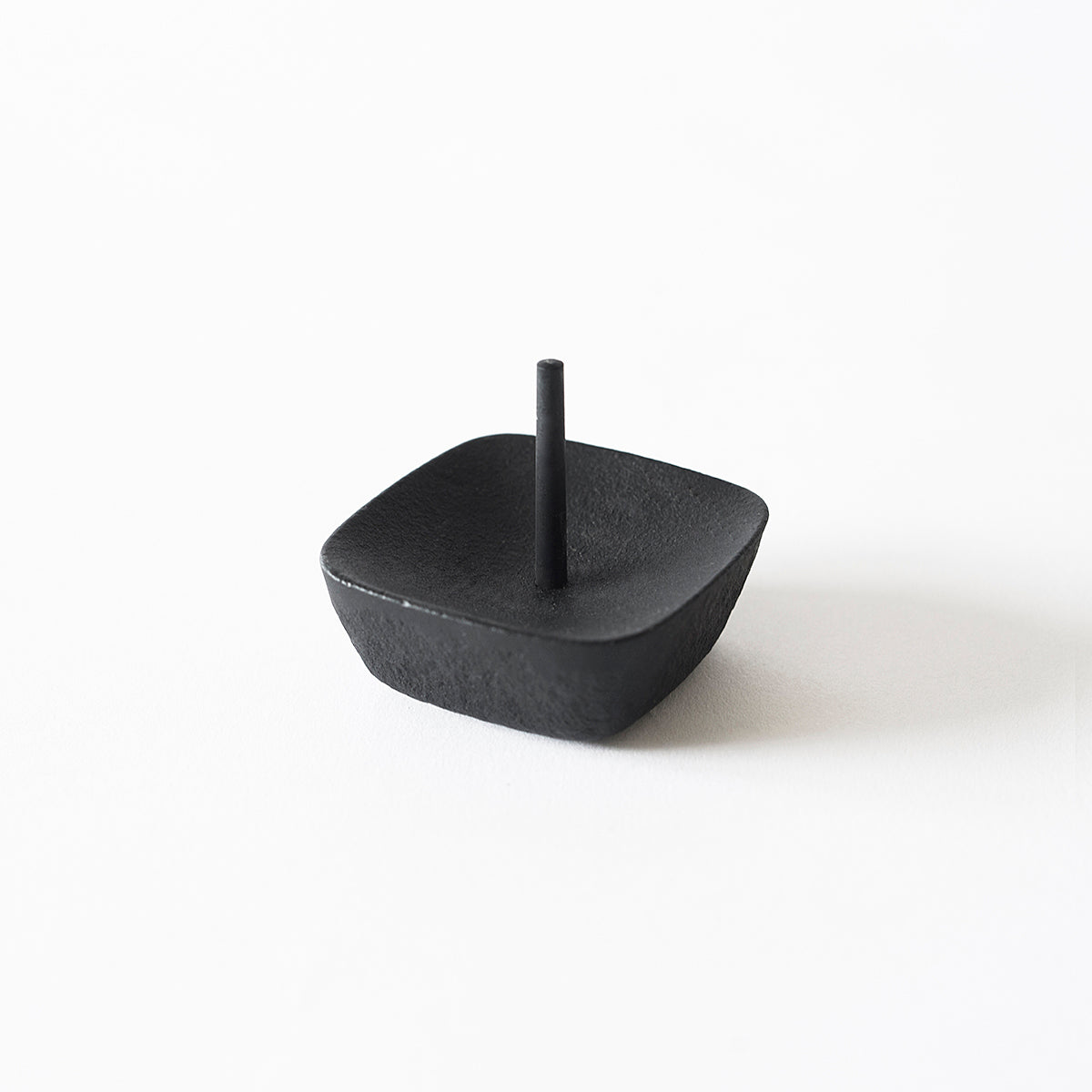 Japanese Iron Candle Holder, Unique Handmade of Cast Iron Candlestick Stands, By Takazawa Candle