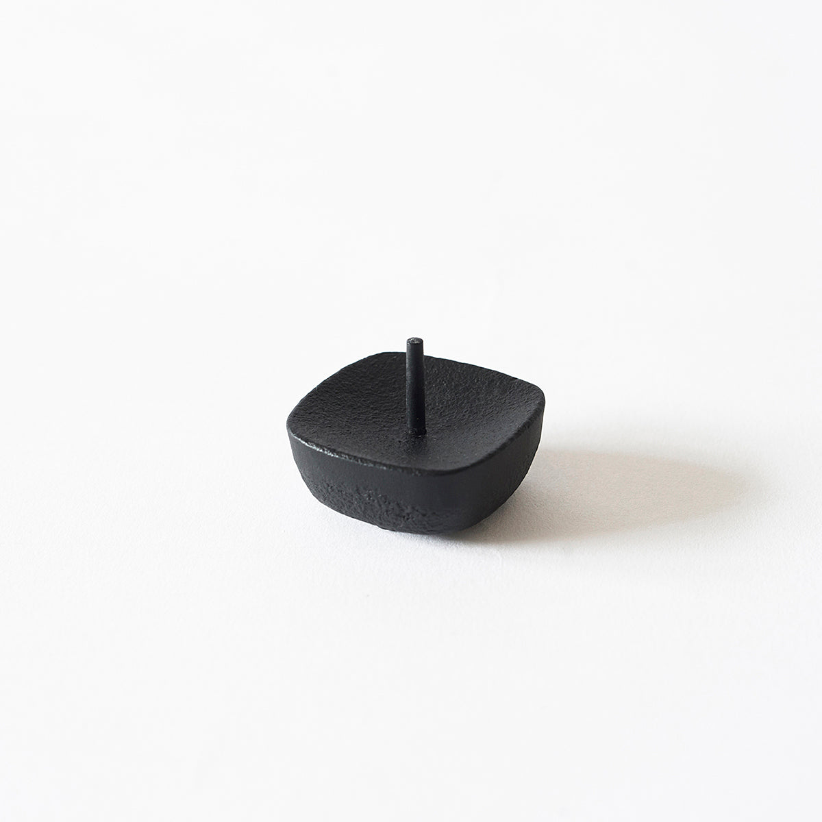 Japanese Iron Candle Holder, Unique Handmade of Cast Iron Candlestick Stands, By Takazawa Candle