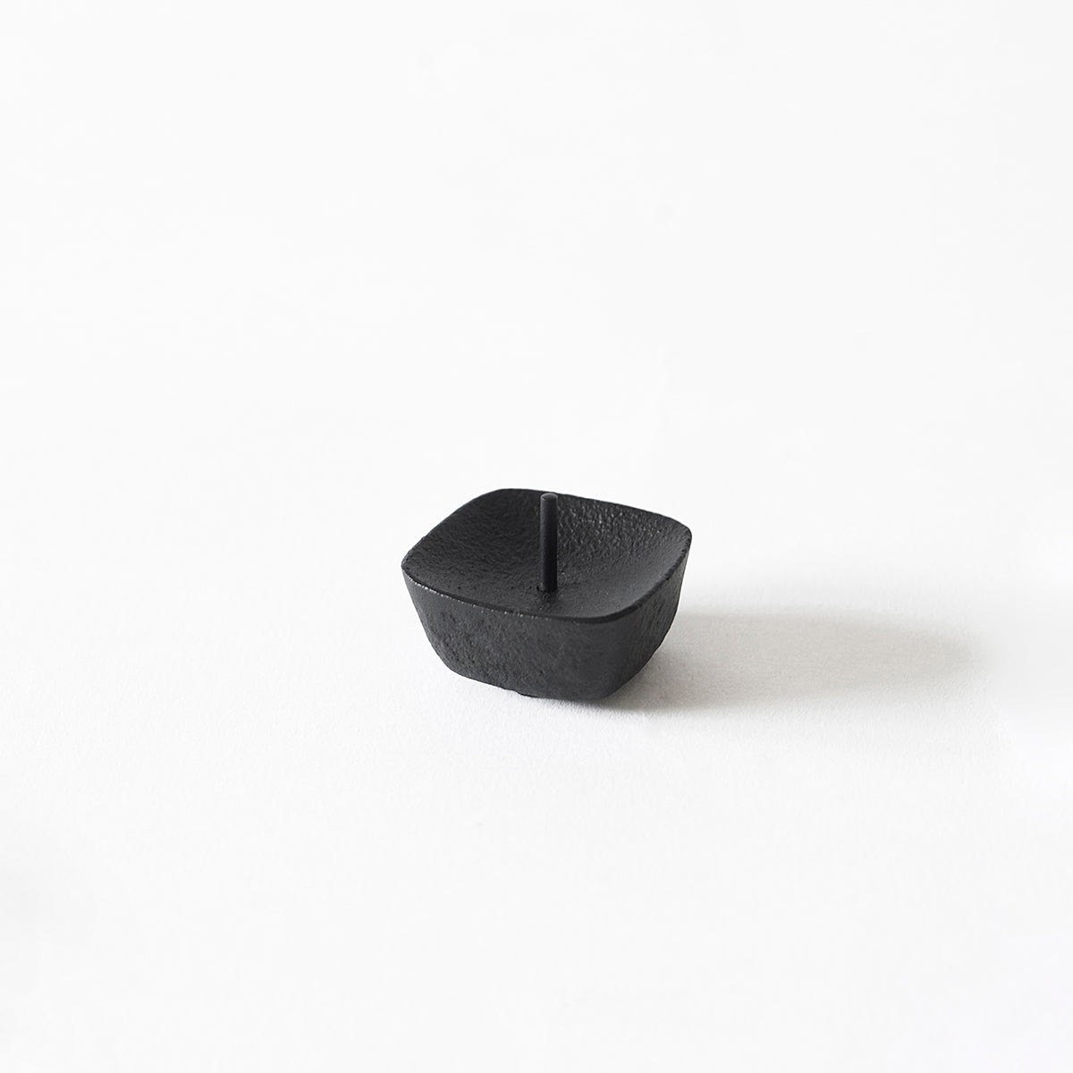 Japanese Iron Candle Holder, Unique Handmade of Cast Iron Candlestick Stands, By Takazawa Candle